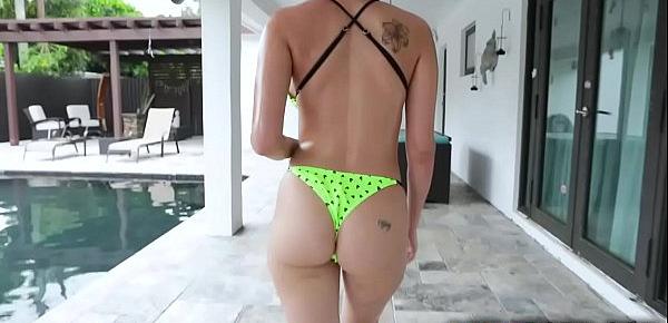  Alluring Ally Copper enjoys an outdoor poolside fuck with horny stud Johnny. Watch her as she gets her MILF pussy pounded hard in several position and gets a tasty cum facial in the end.